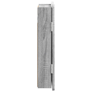 Ντουλάπα Πινάκων Βελών ZWOLLE Γκρι Sonoma 52,5 x 10,5 x 57,5 εκ - Pakobazaar
