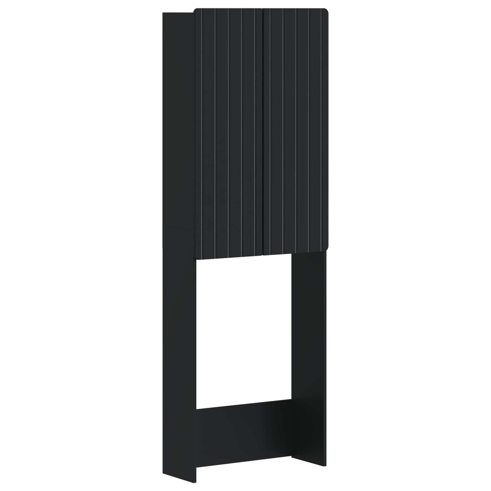 Ντουλάπα τουαλέτας ZWOLLE Μαύρο 66 x 25,5 x 190 εκ. - Pakobazaar