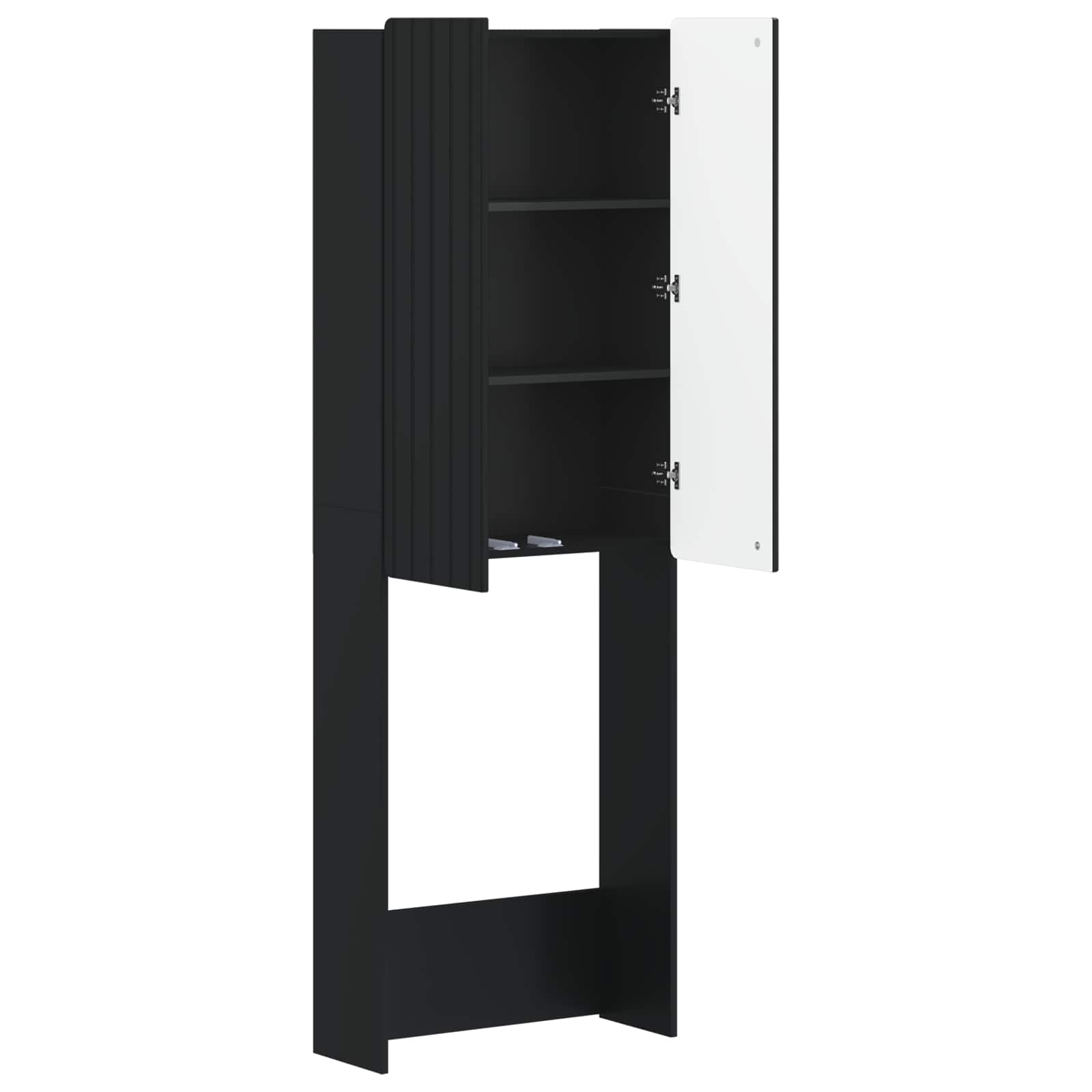 Ντουλάπα τουαλέτας ZWOLLE Μαύρο 66 x 25,5 x 190 εκ. - Pakobazaar