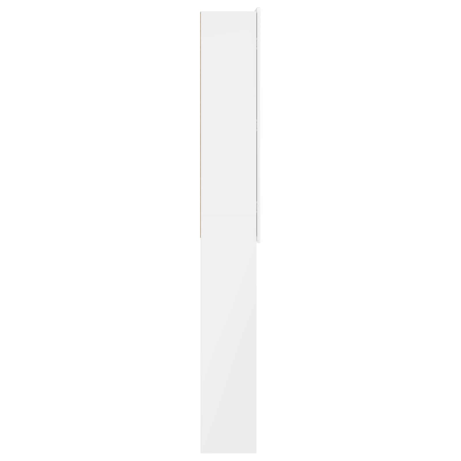 Ντουλάπα τουαλέτας ZWOLLE Γυαλιστερό Λευκό 66 x 25,5 x 190 εκ. - Pakobazaar