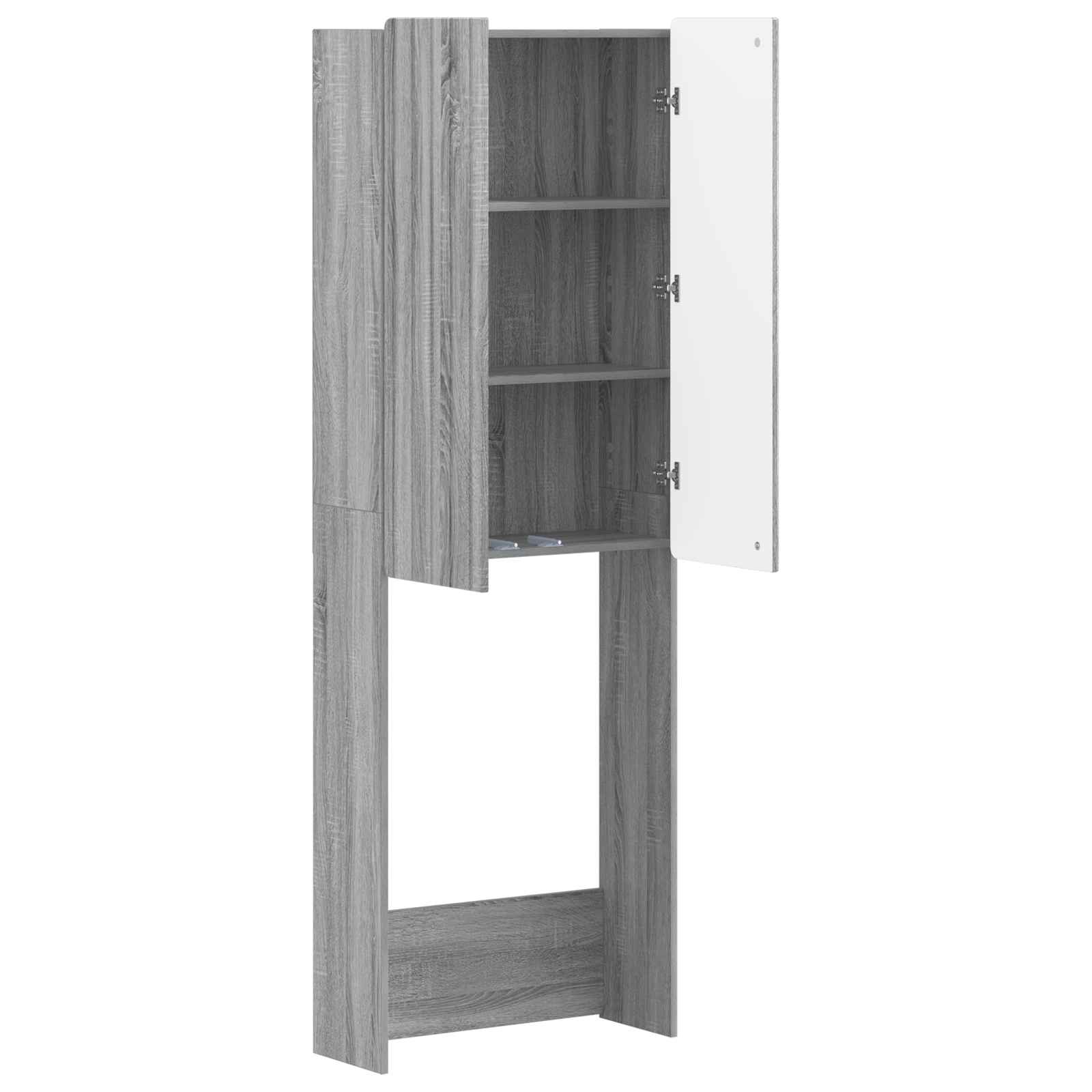 Ντουλάπα τουαλέτας ZWOLLE Γκρι Sonoma 66 x 25,5 x 190 εκ. - Pakobazaar