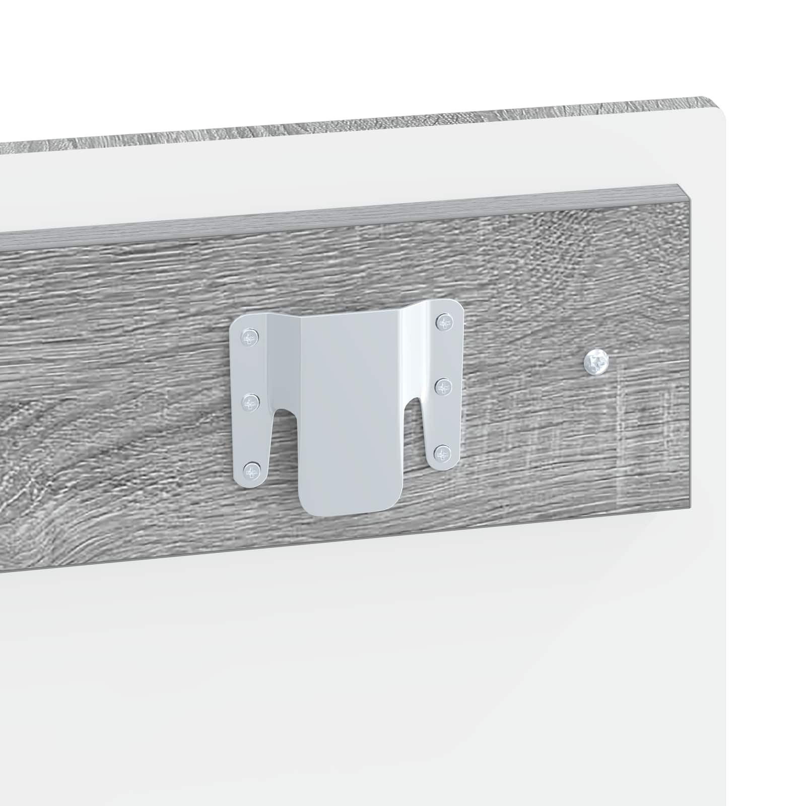 Κεφαλάρι Τοίχου ZWOLLE Γκρι Sonoma Επεξεργασμένο Ξύλο - Pakobazaar