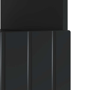 Ντουλάπα LED Τηλεόρασης Μαύρο Επεξεργασμένο Ξύλο - Pakobazaar
