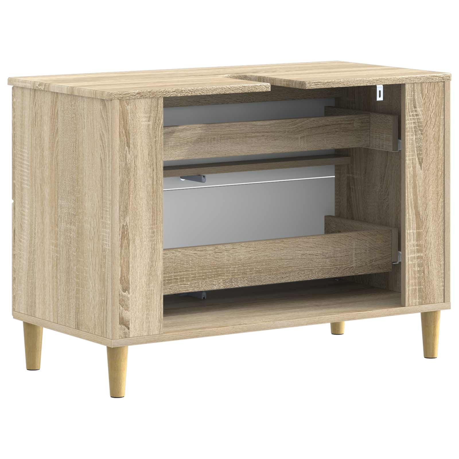 Ντουλάπα Νιπτήρα Mπάνιου ARNHEM Sonoma Δρυς 82 x 41 x 59 εκ - Pakobazaar