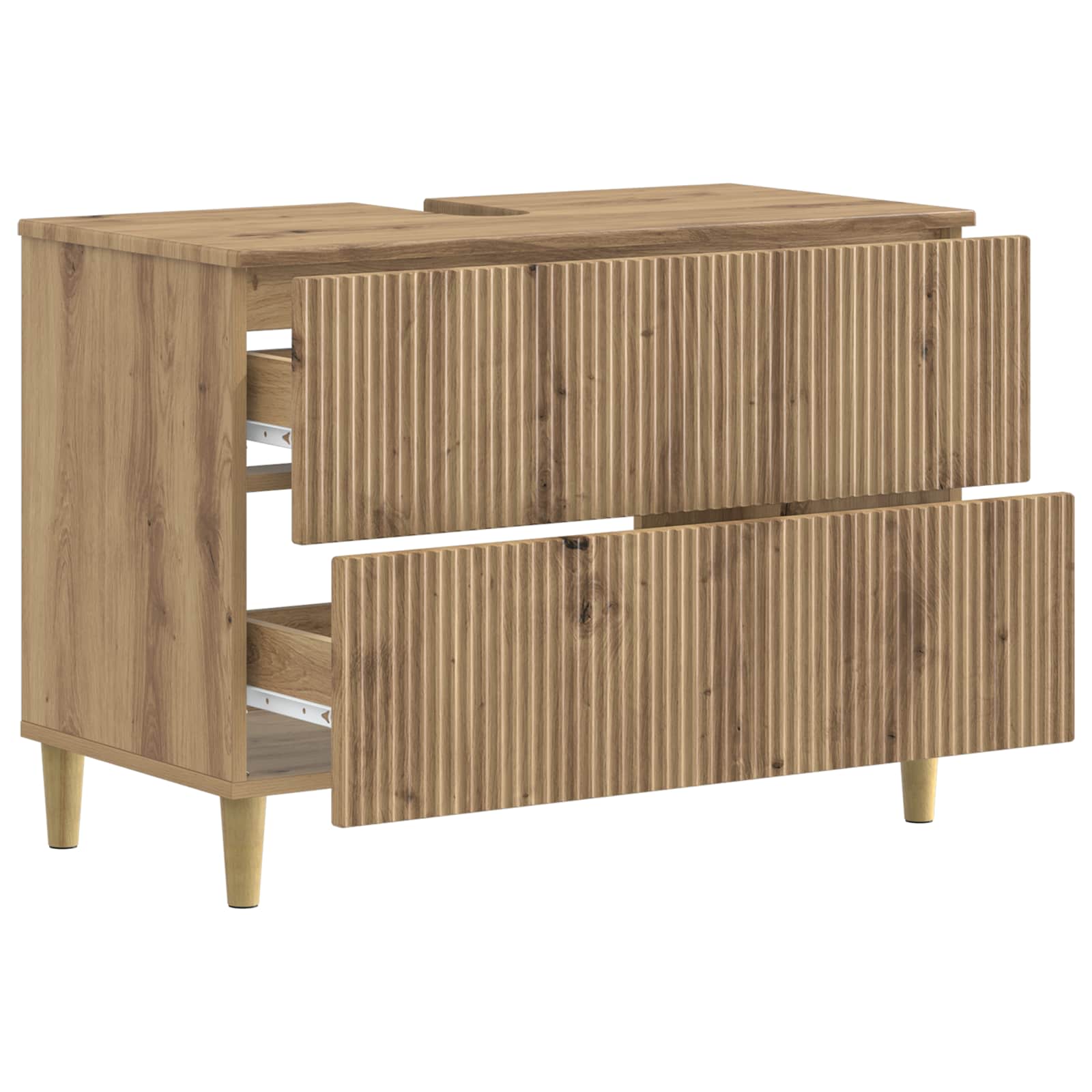 Ντουλάπα Νιπτήρα Mπάνιου ARNHEM Artisan Δρυς 82 x 41 x 59 εκ - Pakobazaar
