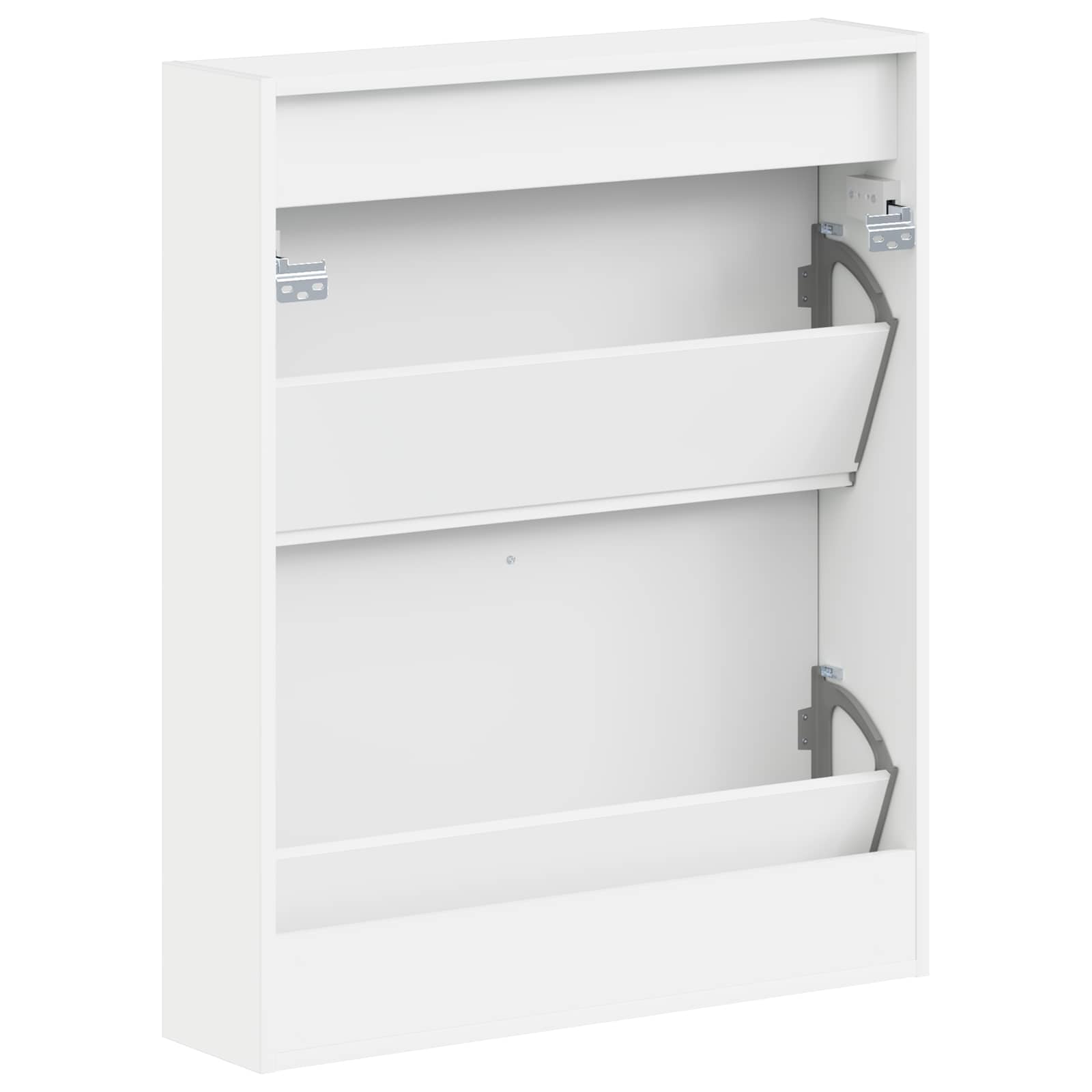 Τοίχου Ντουλάπα Παπουτσιών ARNHEM 71 x 17 x 86 εκ. Λευκό - Pakobazaar