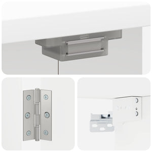 Ντουλάπα Πινάκων Βελών ARNHEM Λευκό 52,5 x 10,5 x 53,5 εκ. - Pakobazaar