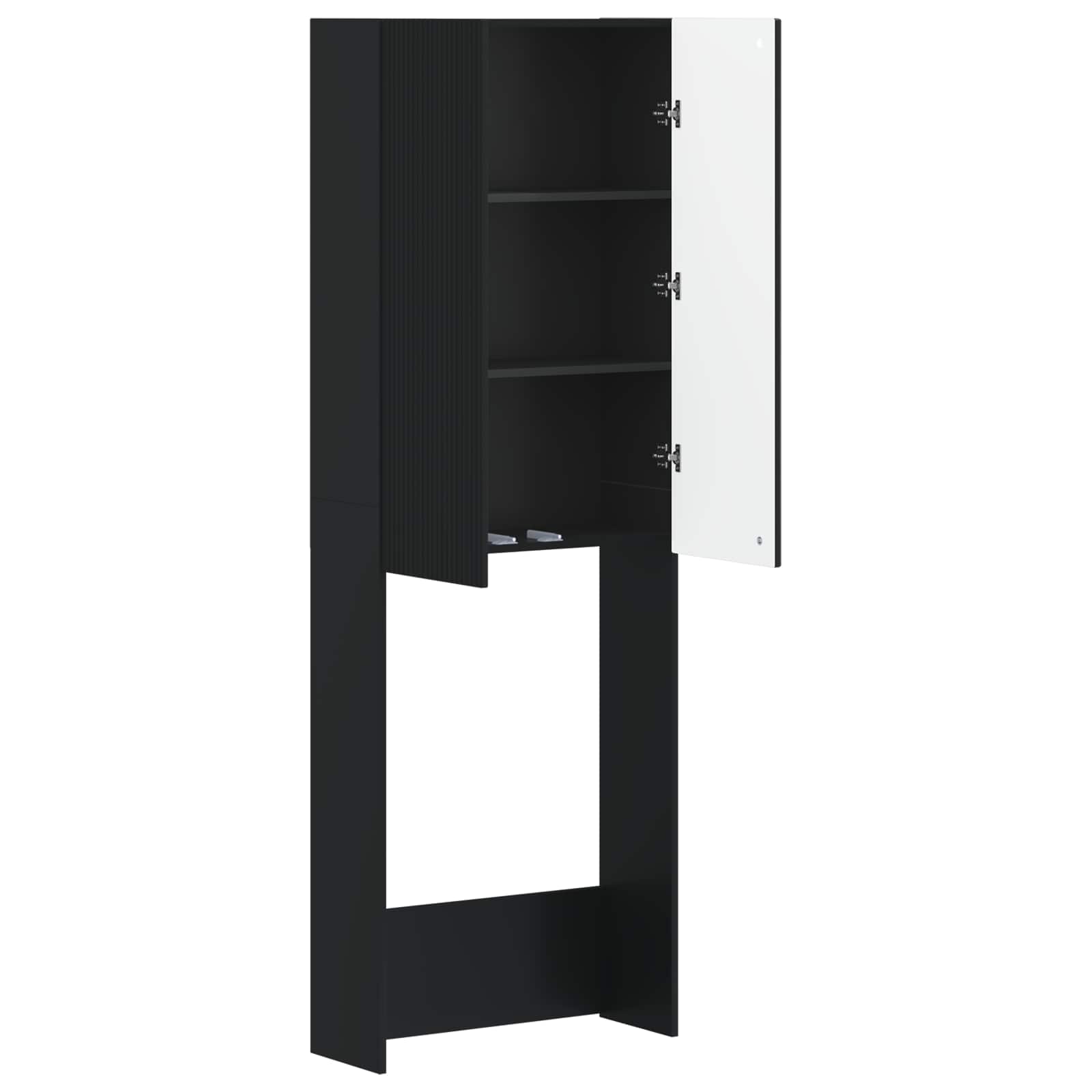 Ντουλάπα τουαλέτας ARNHEM Μαύρο 66 x 25,5 x 190 εκ. - Pakobazaar
