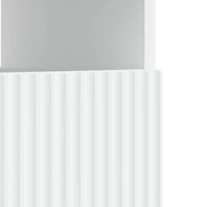 Ντουλάπα LED Τηλεόρασης Λευκό Επεξεργασμένο Ξύλο - Pakobazaar