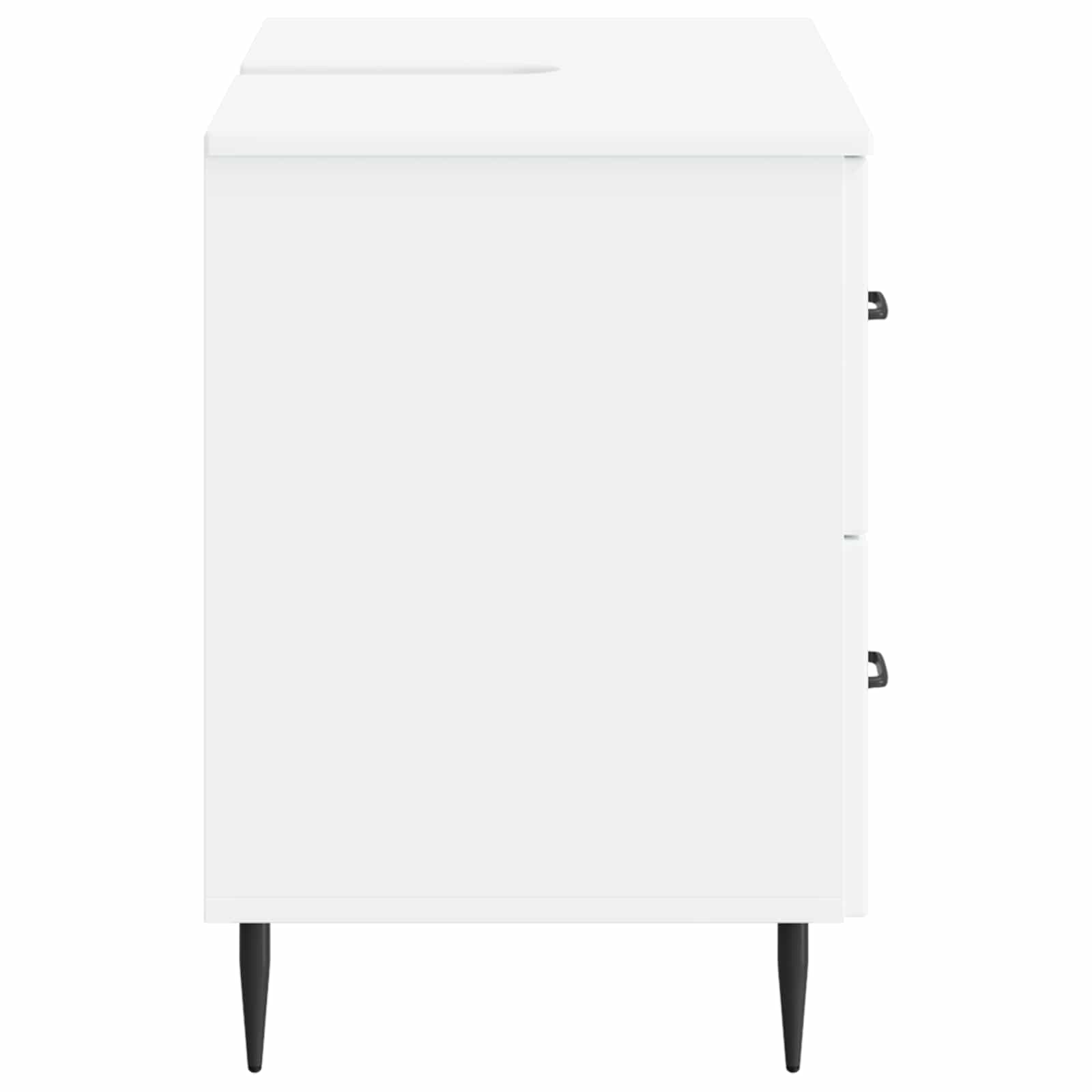 Ντουλάπα Νιπτήρα Mπάνιου HAARLEM Λευκό 82 x 41 x 58,5 εκ - Pakobazaar