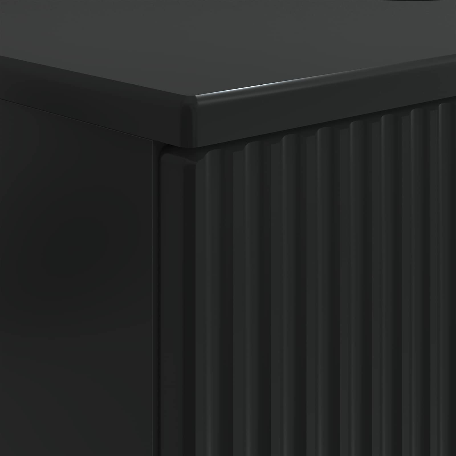 Ντουλάπα Νιπτήρα Mπάνιου HAARLEM Μαύρο 82 x 41 x 58,5 εκ - Pakobazaar