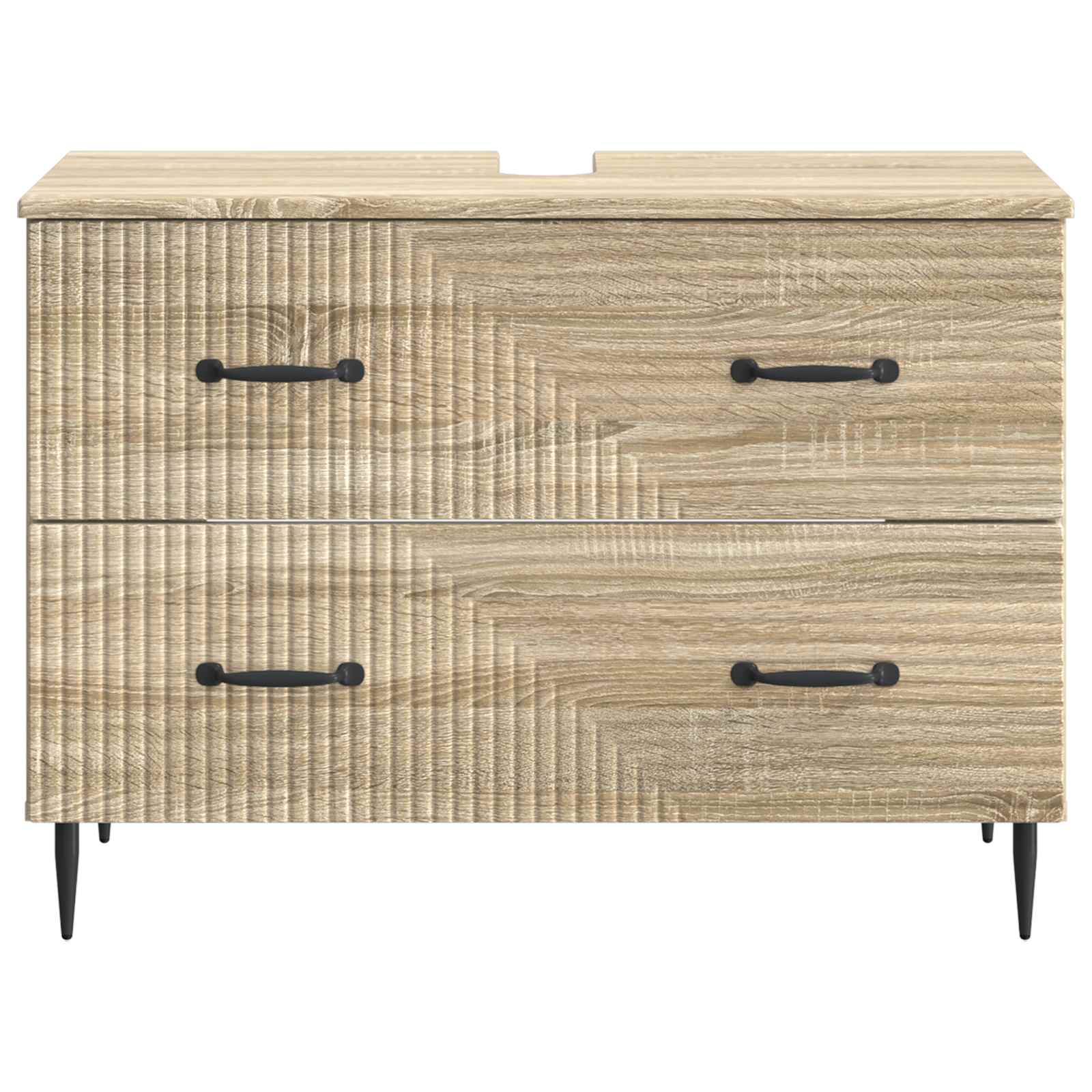 Ντουλάπα Νιπτήρα Mπάνιου HAARLEM Sonoma Δρυς 82 x 41 x 58,5 εκ - Pakobazaar