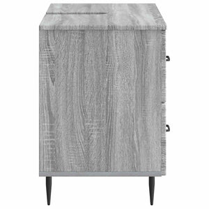 Ντουλάπα Νιπτήρα Mπάνιου HAARLEM Γκρι Sonoma 82 x 41 x 58,5 εκ - Pakobazaar