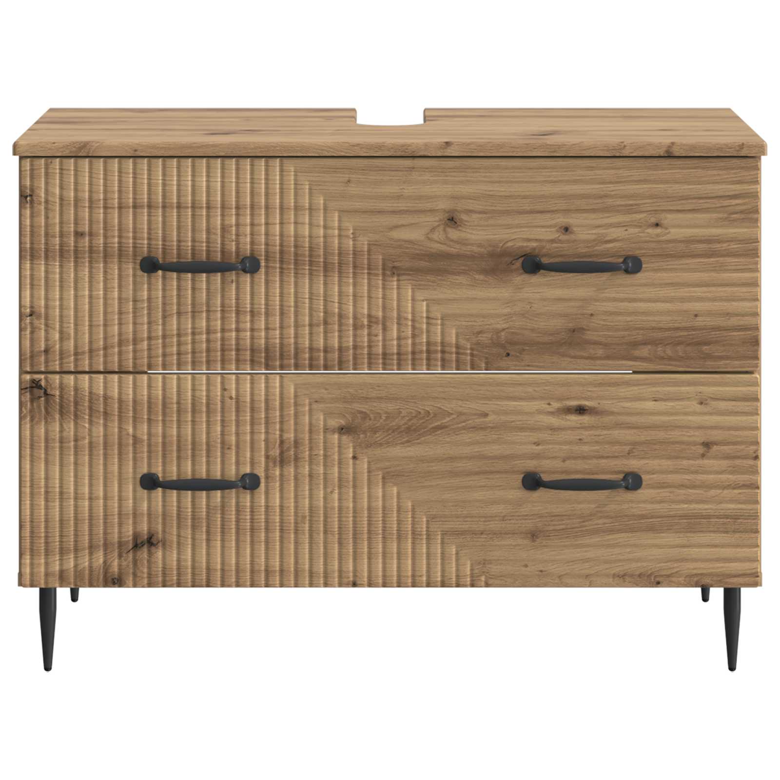 Ντουλάπα Νιπτήρα Mπάνιου HAARLEM Artisan Δρυς 82 x 41 x 58,5 εκ - Pakobazaar