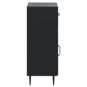 Ντουλάπι Αποθήκευσης Μπάνιου HAARLEM Μαύρο 30 x 31 x 80 εκ. - Pakobazaar