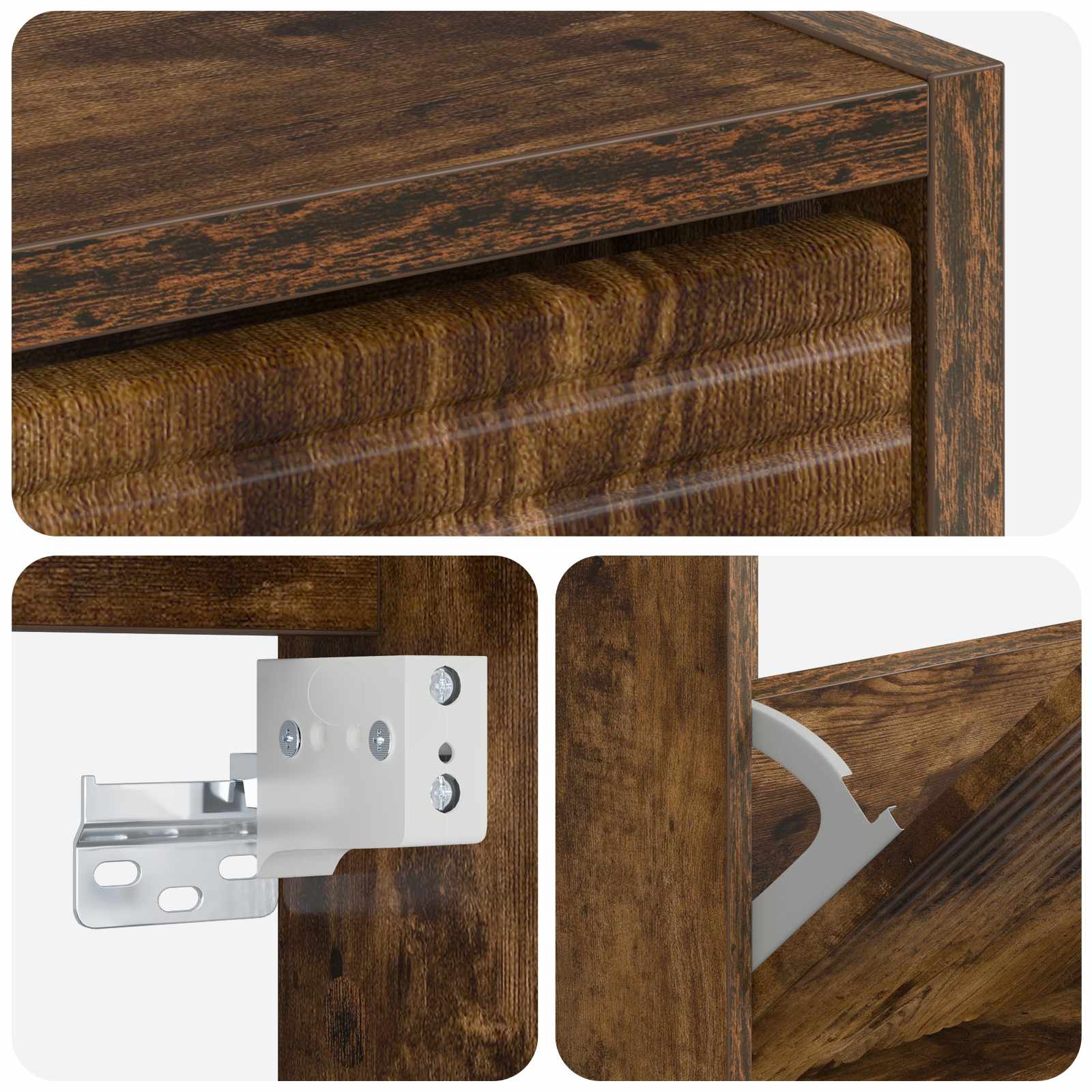 Τοίχου Ντουλάπα Παπουτσιών HAARLEM 71 x 17 x 43 εκ - Pakobazaar