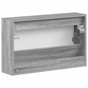 Τοίχου Ντουλάπα Παπουτσιών HAARLEM 71 x 17 x 43 εκ Γκρι Sonoma - Pakobazaar