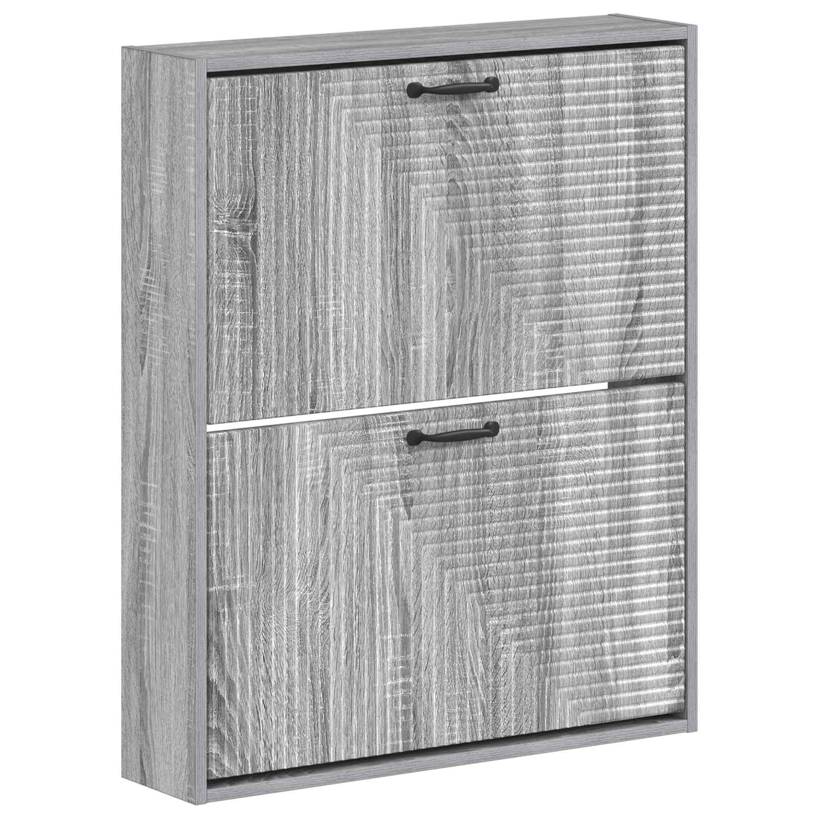 Τοίχου Ντουλάπα Παπουτσιών HAARLEM 71 x 17 x 86 εκ. Γκρι Sonoma - Pakobazaar