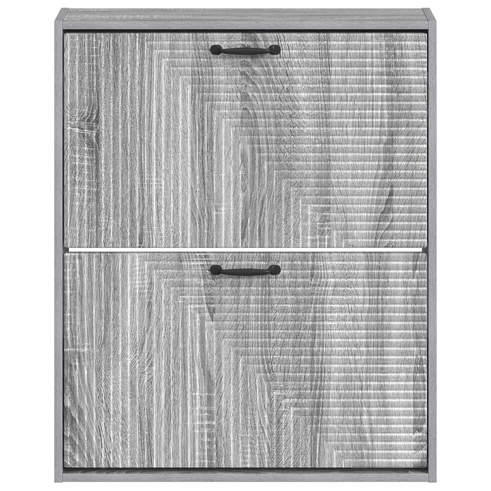 Τοίχου Ντουλάπα Παπουτσιών HAARLEM 71 x 17 x 86 εκ. Γκρι Sonoma - Pakobazaar