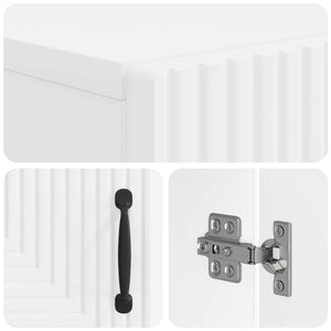 Ντουλάπα Παπουτσιών HAARLEM 59,5 x 39,5 x 89,5 εκ Λευκό - Pakobazaar