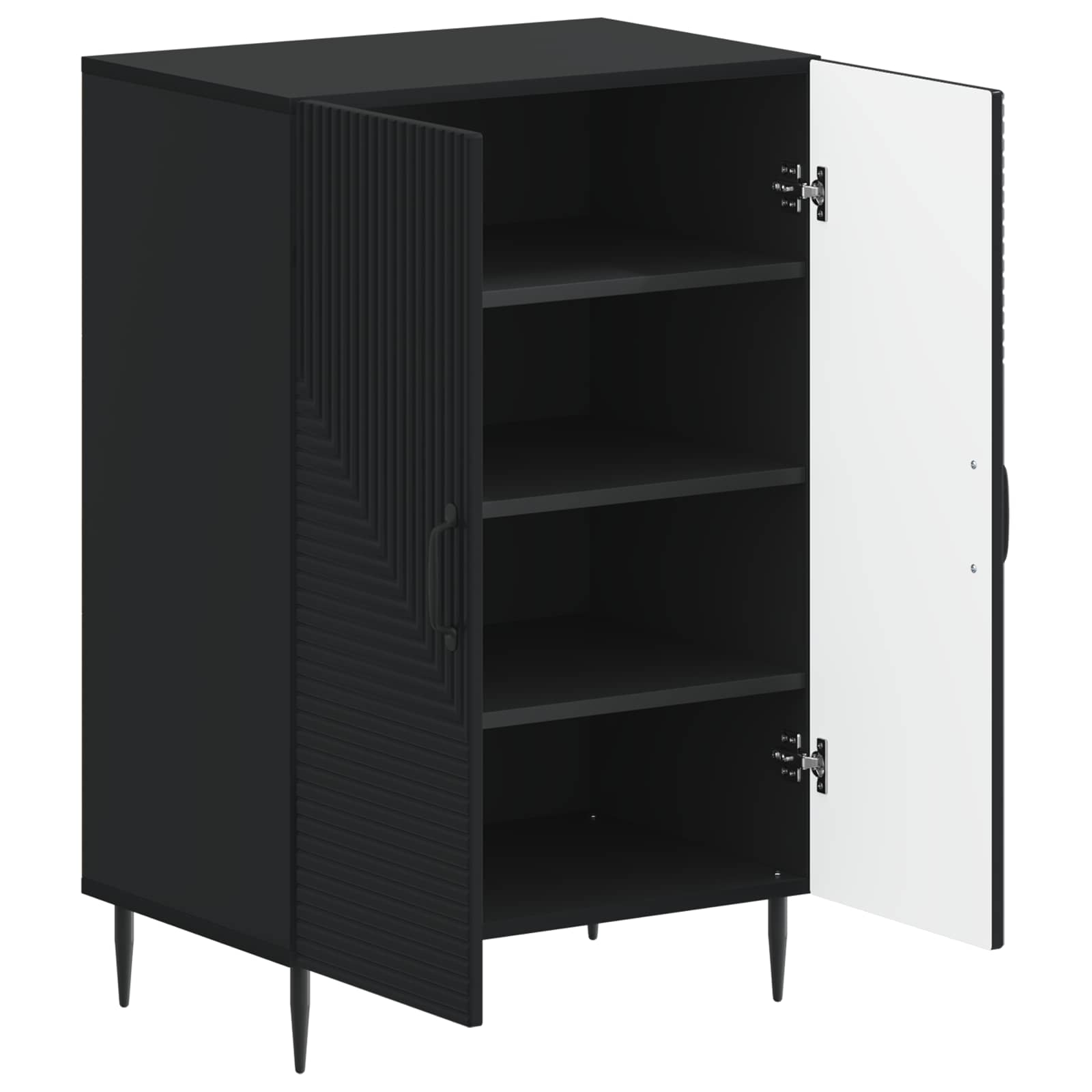 Ντουλάπα Παπουτσιών HAARLEM 59,5 x 39,5 x 89,5 εκ Μαύρο - Pakobazaar