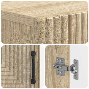 Ντουλάπα Παπουτσιών HAARLEM 59,5 x 39,5 x 89,5 εκ Sonoma Δρυς - Pakobazaar