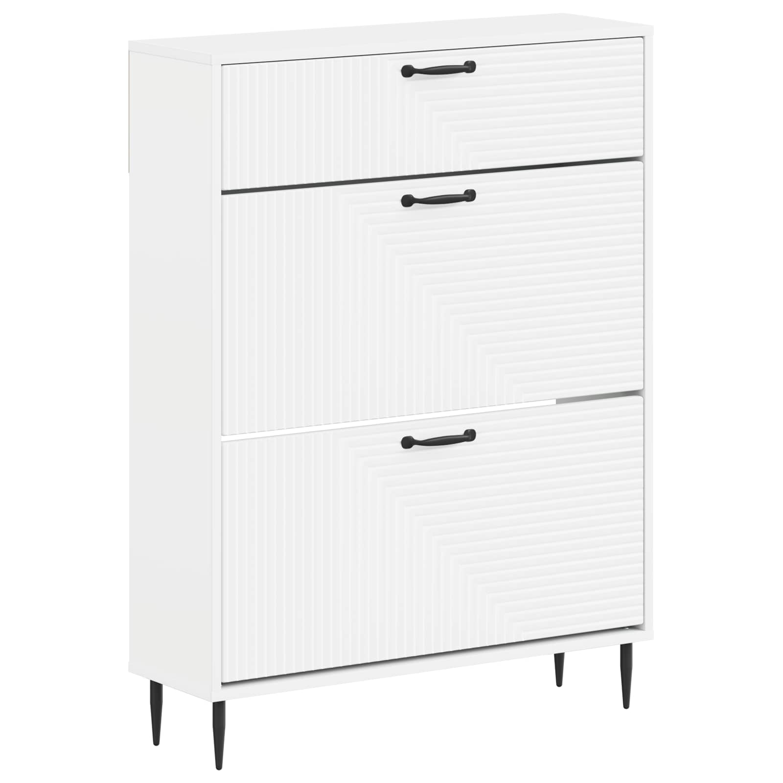 Ντουλάπα Παπουτσιών HAARLEM 78 x 24 x 103 εκ. Λευκό - Pakobazaar