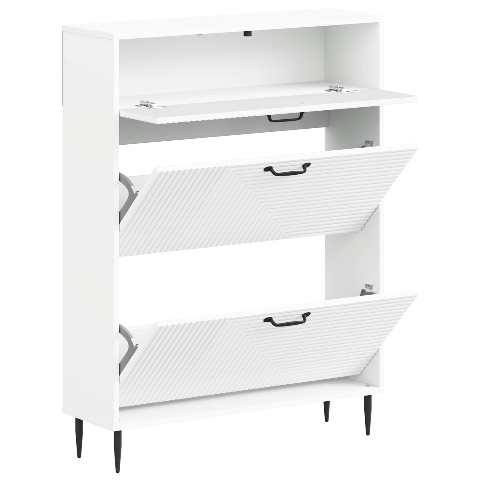 Ντουλάπα Παπουτσιών HAARLEM 78 x 24 x 103 εκ. Λευκό - Pakobazaar