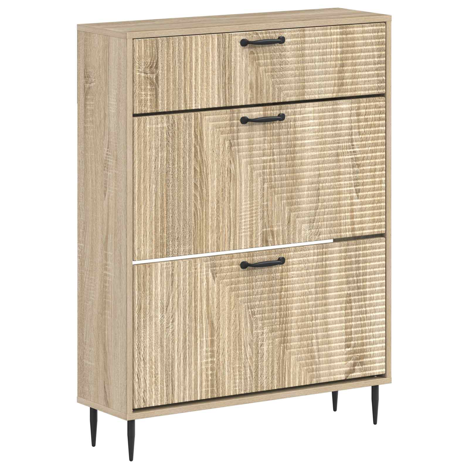 Ντουλάπα Παπουτσιών HAARLEM 78 x 24 x 103 εκ. Sonoma Δρυς - Pakobazaar