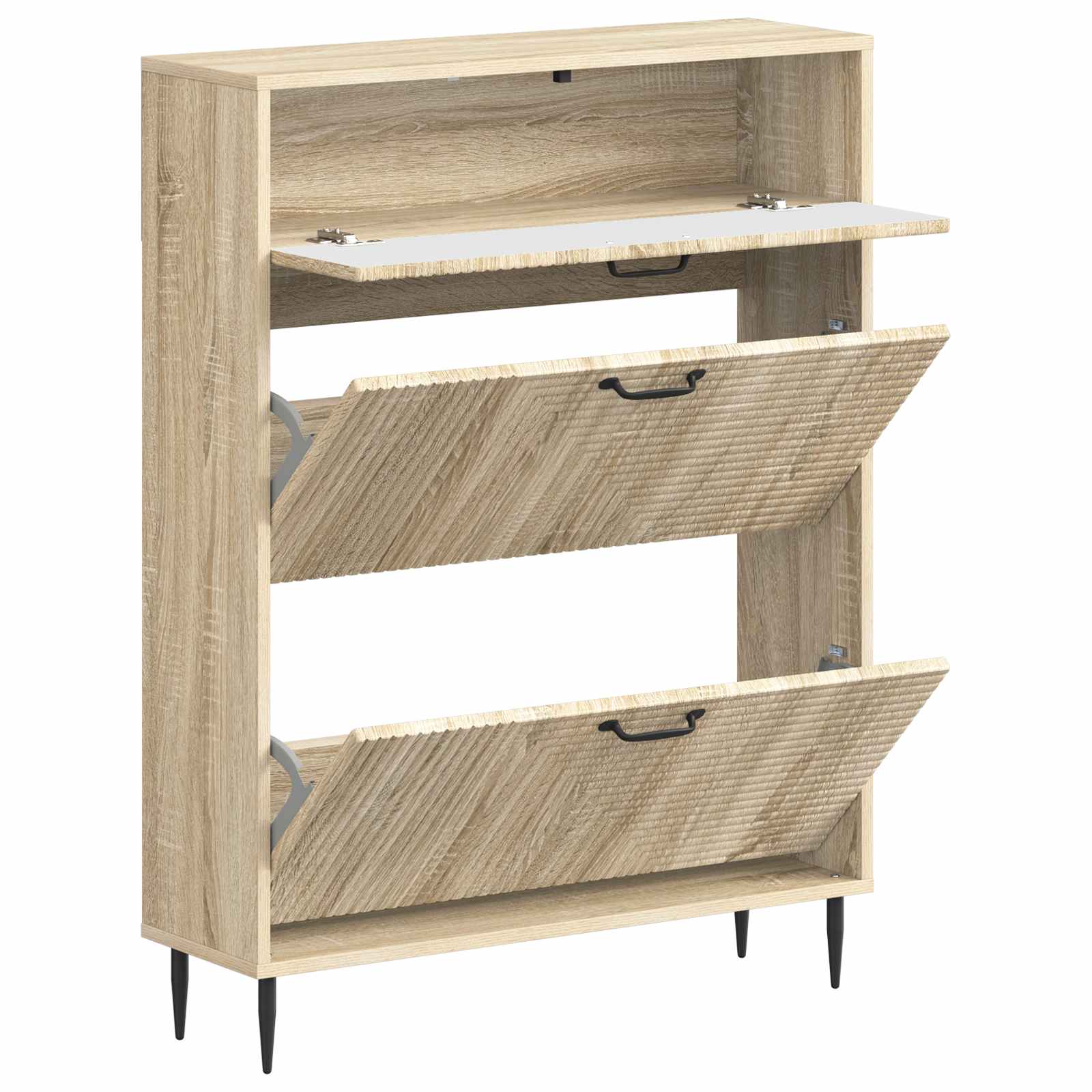 Ντουλάπα Παπουτσιών HAARLEM 78 x 24 x 103 εκ. Sonoma Δρυς - Pakobazaar