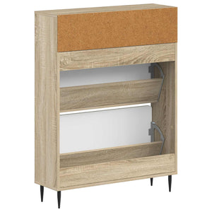 Ντουλάπα Παπουτσιών HAARLEM 78 x 24 x 103 εκ. Sonoma Δρυς - Pakobazaar