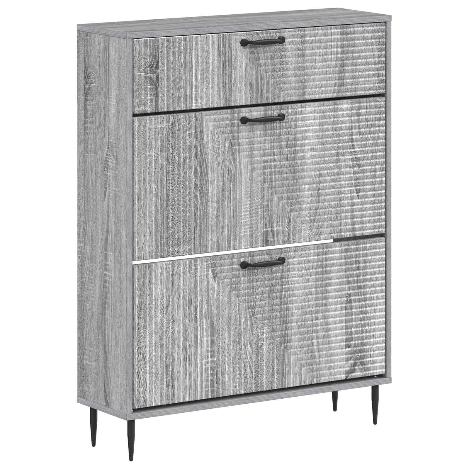 Ντουλάπα Παπουτσιών HAARLEM 78 x 24 x 103 εκ. Γκρι Sonoma - Pakobazaar