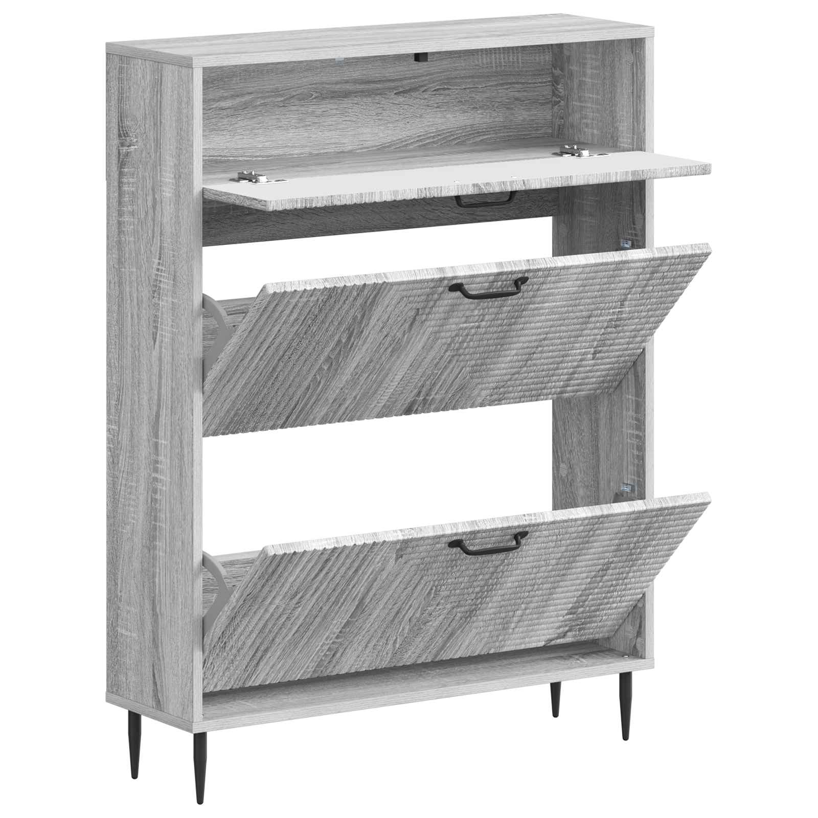 Ντουλάπα Παπουτσιών HAARLEM 78 x 24 x 103 εκ. Γκρι Sonoma - Pakobazaar