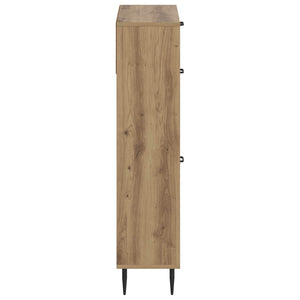Ντουλάπα Παπουτσιών HAARLEM 78 x 24 x 103 εκ. Artisan Δρυς - Pakobazaar