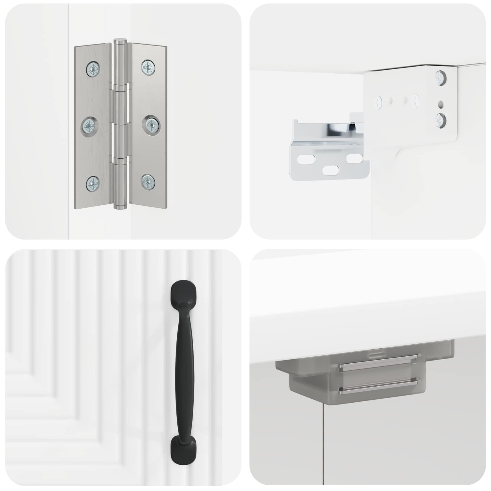 Ντουλάπα Πινάκων Βελών HAARLEM Λευκό 52,5 x 10,5 x 53,5 εκ. - Pakobazaar