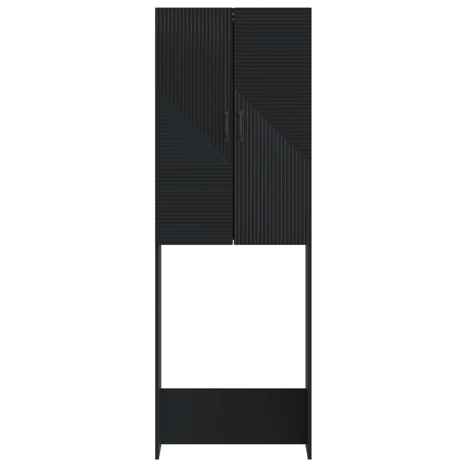 Ντουλάπα τουαλέτας HAARLEM Μαύρο 66 x 25,5 x 190 εκ. - Pakobazaar
