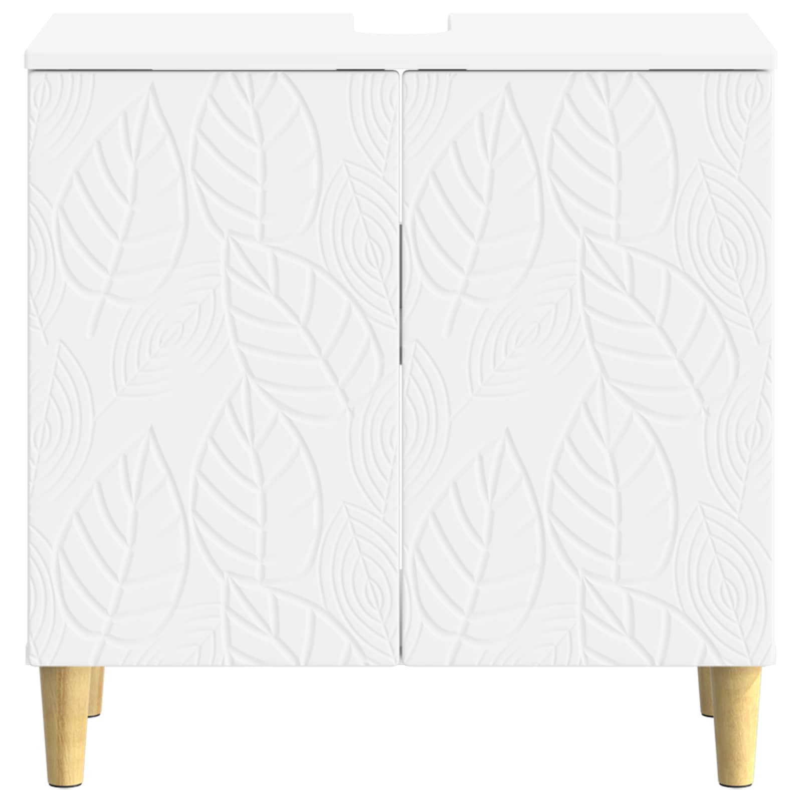 Ντουλάπα Νιπτήρα Mπάνιου DELFT Λευκό 59,5 x 31,5 x 59 εκ. - Pakobazaar