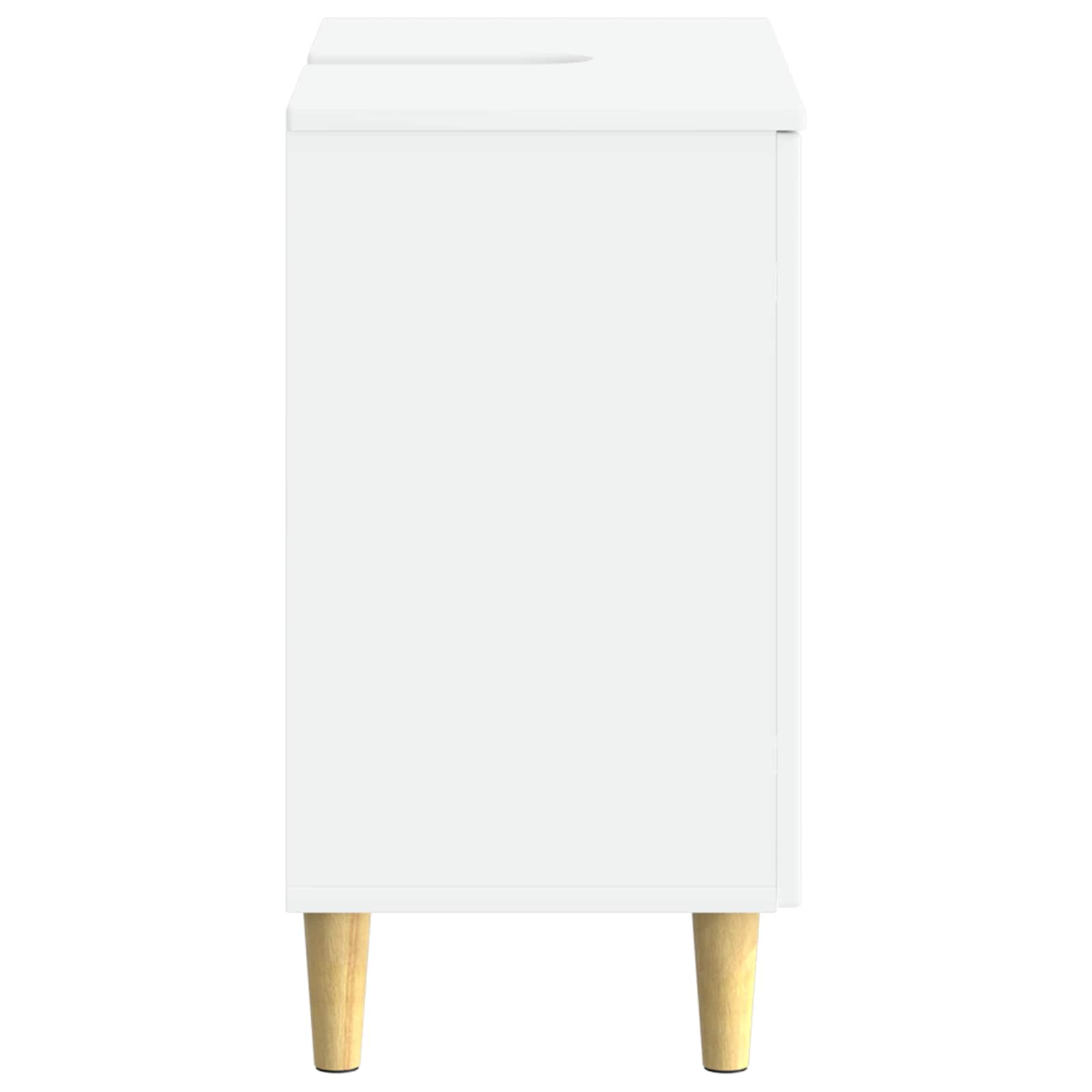 Ντουλάπα Νιπτήρα Mπάνιου DELFT Λευκό 59,5 x 31,5 x 59 εκ. - Pakobazaar