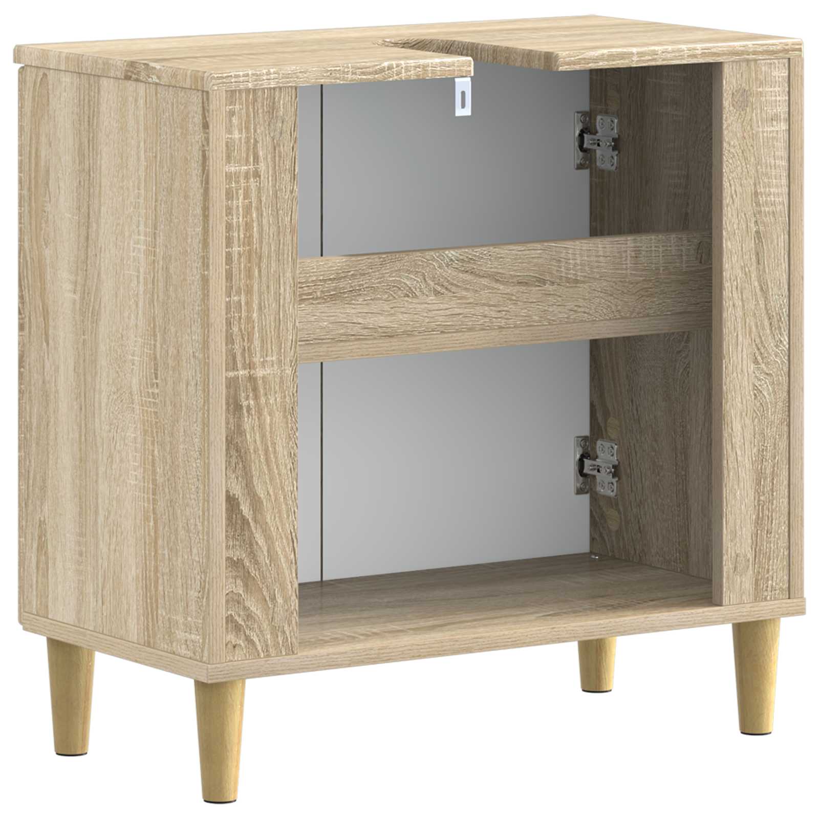 Ντουλάπα Νιπτήρα Mπάνιου DELFT Sonoma Δρυς 59,5 x 31,5 x 59 εκ. - Pakobazaar