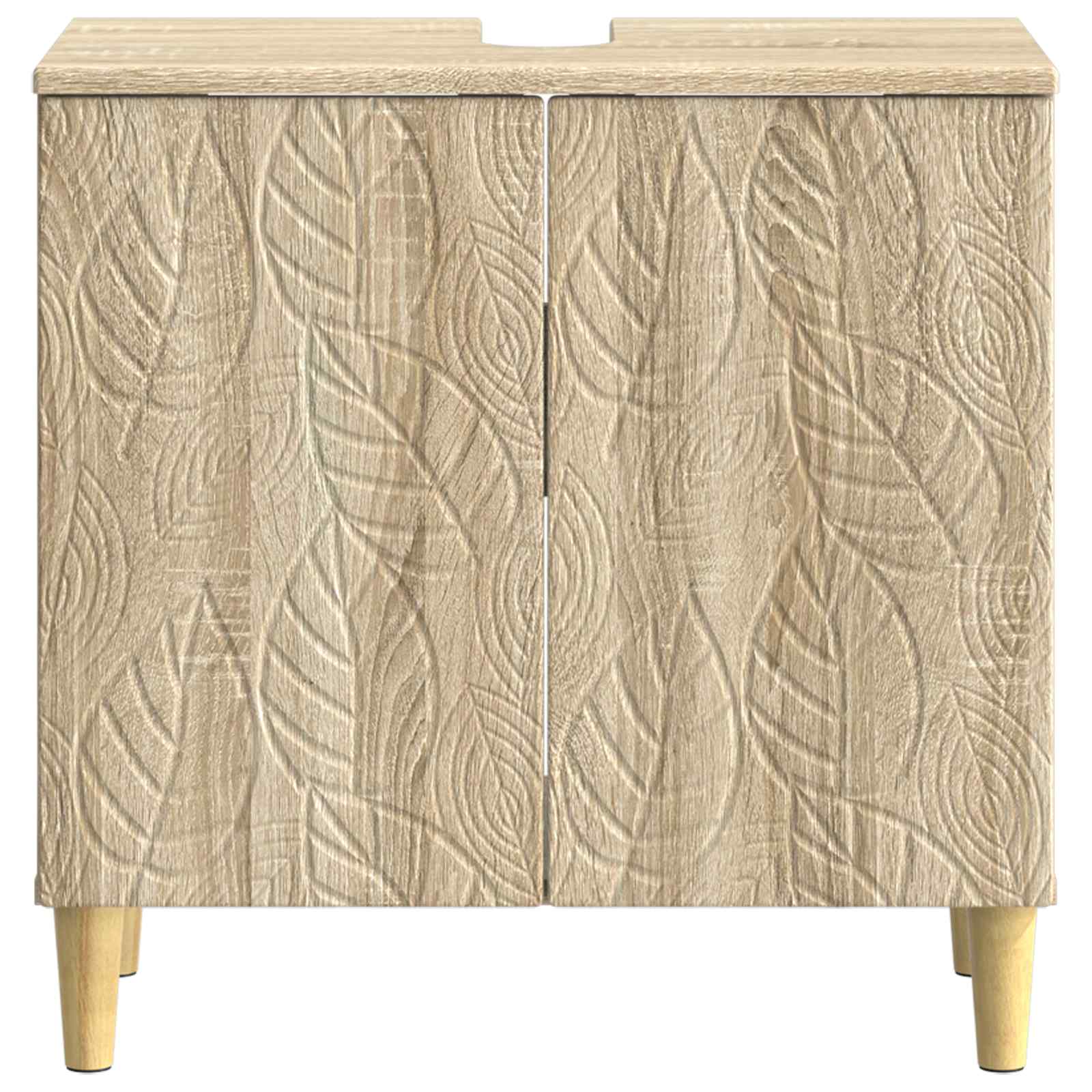 Ντουλάπα Νιπτήρα Mπάνιου DELFT Sonoma Δρυς 59,5 x 31,5 x 59 εκ. - Pakobazaar