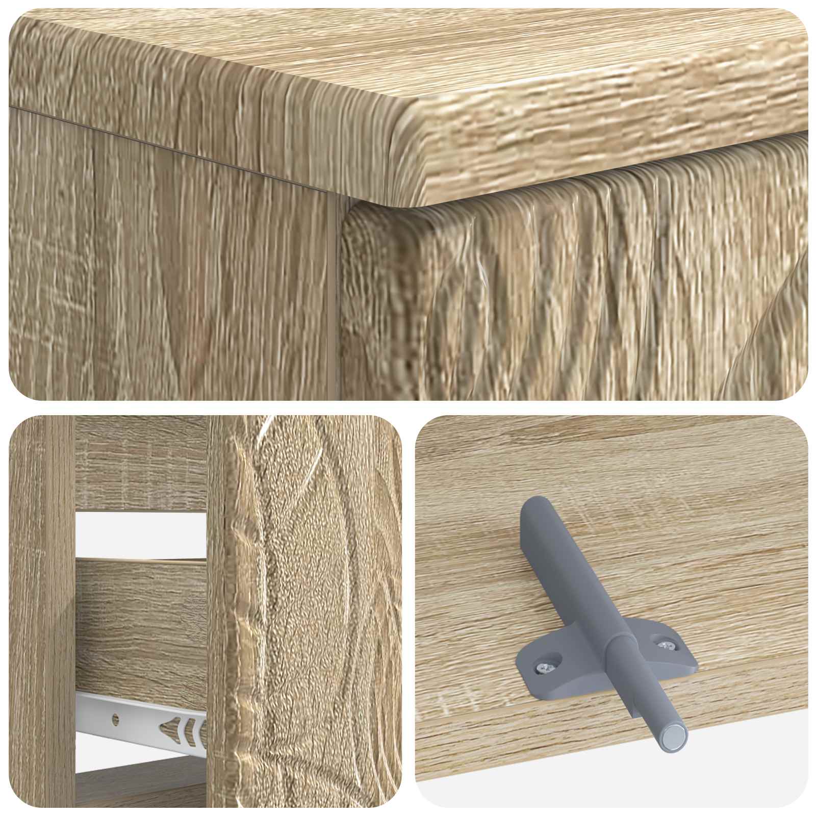 Ντουλάπα Νιπτήρα Mπάνιου DELFT Sonoma Δρυς 82 x 41 x 59 εκ - Pakobazaar