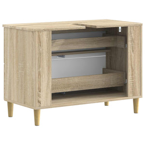 Ντουλάπα Νιπτήρα Mπάνιου DELFT Sonoma Δρυς 82 x 41 x 59 εκ - Pakobazaar