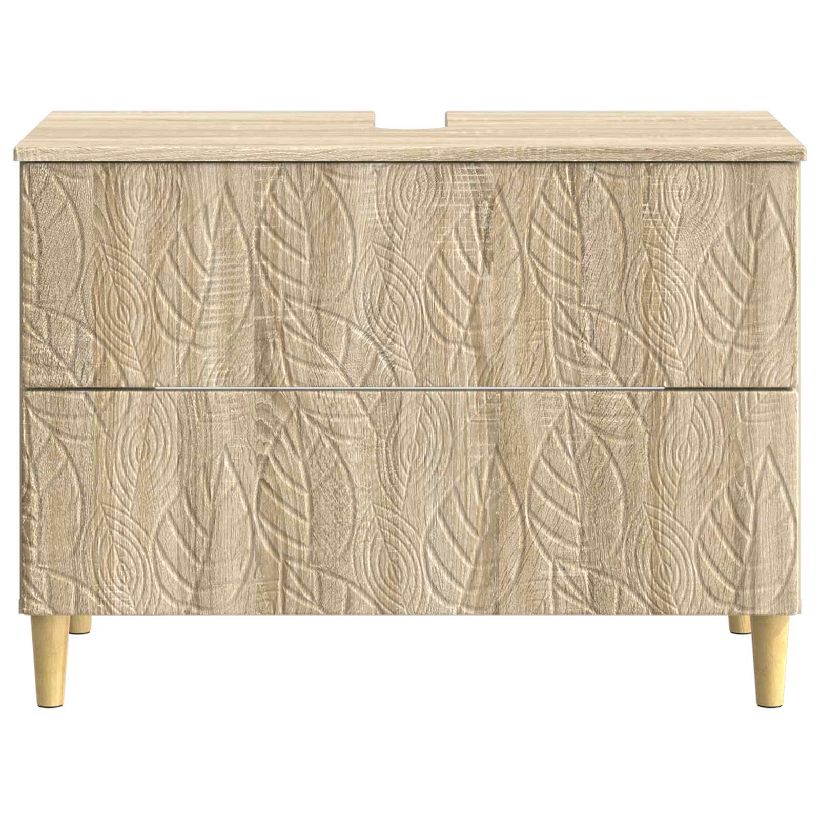 Ντουλάπα Νιπτήρα Mπάνιου DELFT Sonoma Δρυς 82 x 41 x 59 εκ - Pakobazaar
