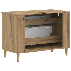 Ντουλάπα Νιπτήρα Mπάνιου DELFT Artisan Δρυς 82 x 41 x 59 εκ - Pakobazaar