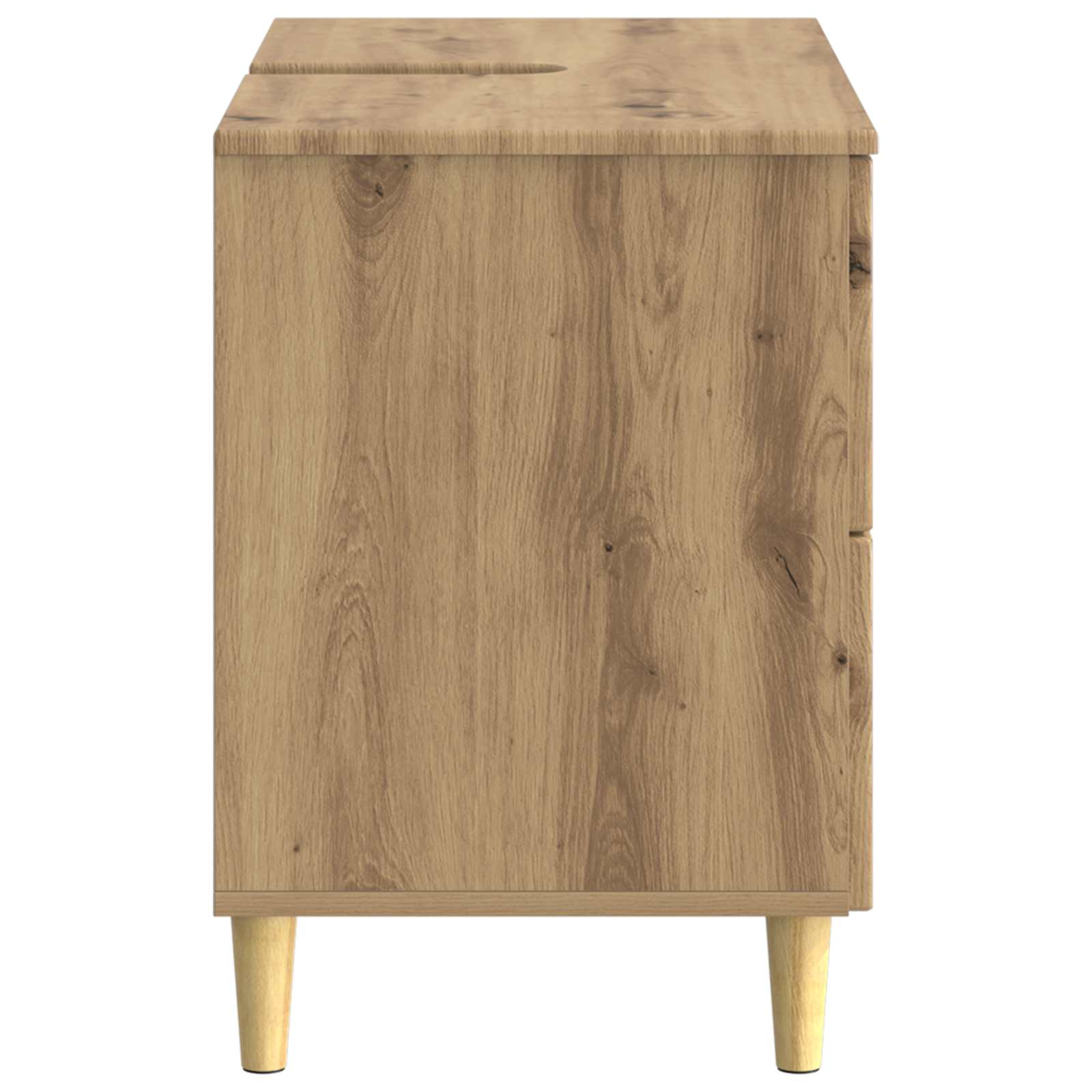 Ντουλάπα Νιπτήρα Mπάνιου DELFT Artisan Δρυς 82 x 41 x 59 εκ - Pakobazaar