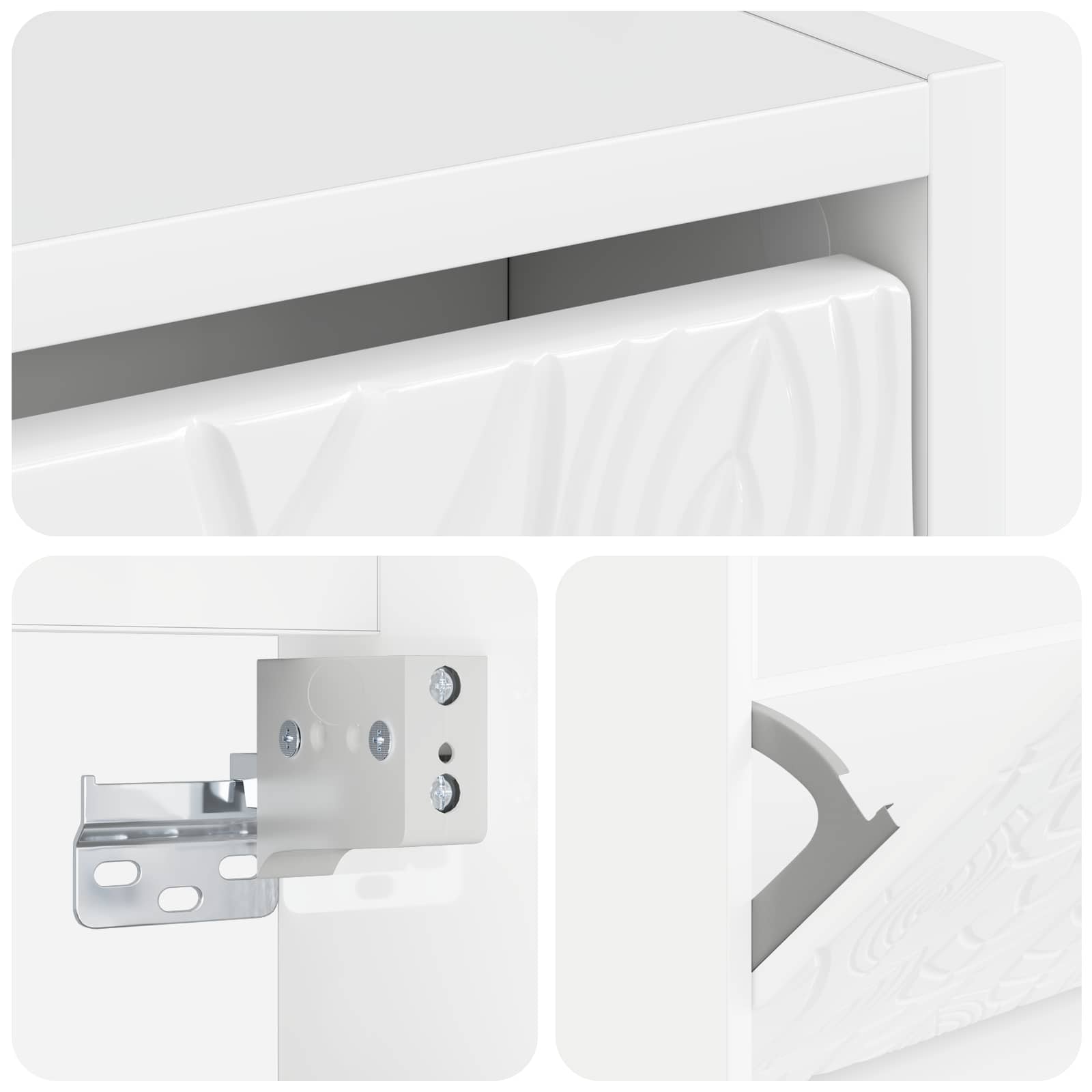 Τοίχου Ντουλάπα Παπουτσιών DELFT 71 x 17 x 43 εκ - Pakobazaar