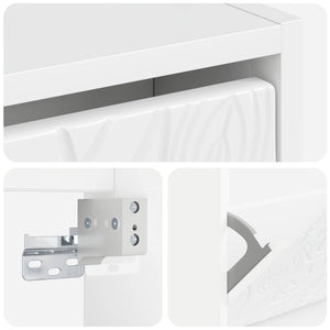 Τοίχου Ντουλάπα Παπουτσιών DELFT 71 x 17 x 86 εκ. - Pakobazaar