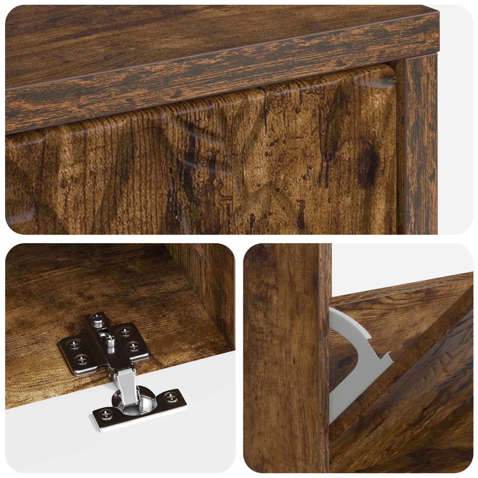 Ντουλάπα Παπουτσιών DELFT 78 x 24 x 103 εκ. Επεξεργασμένο Ξύλο - Pakobazaar