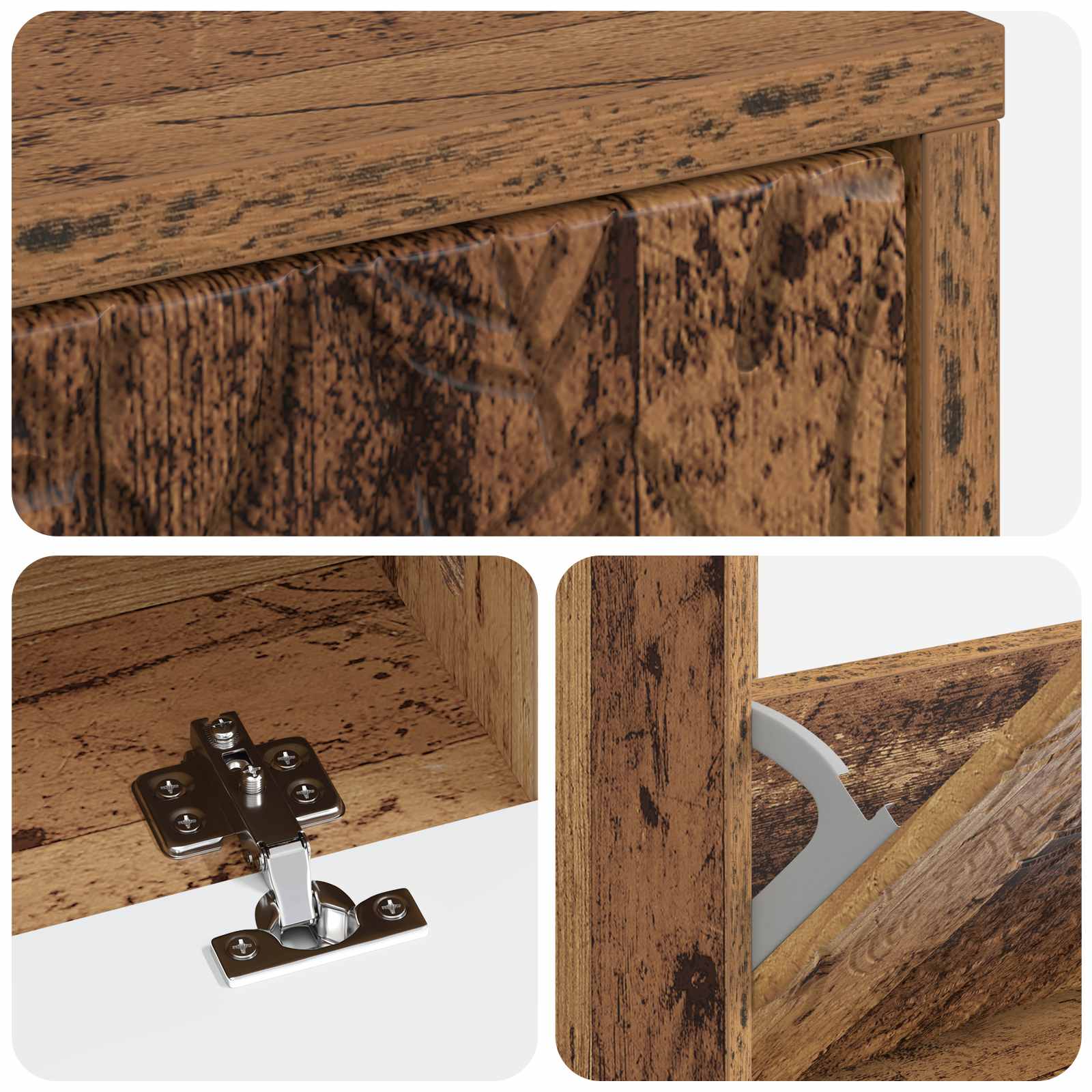 Ντουλάπα Παπουτσιών DELFT 78 x 24 x 103 εκ. Επεξεργασμένο Ξύλο - Pakobazaar