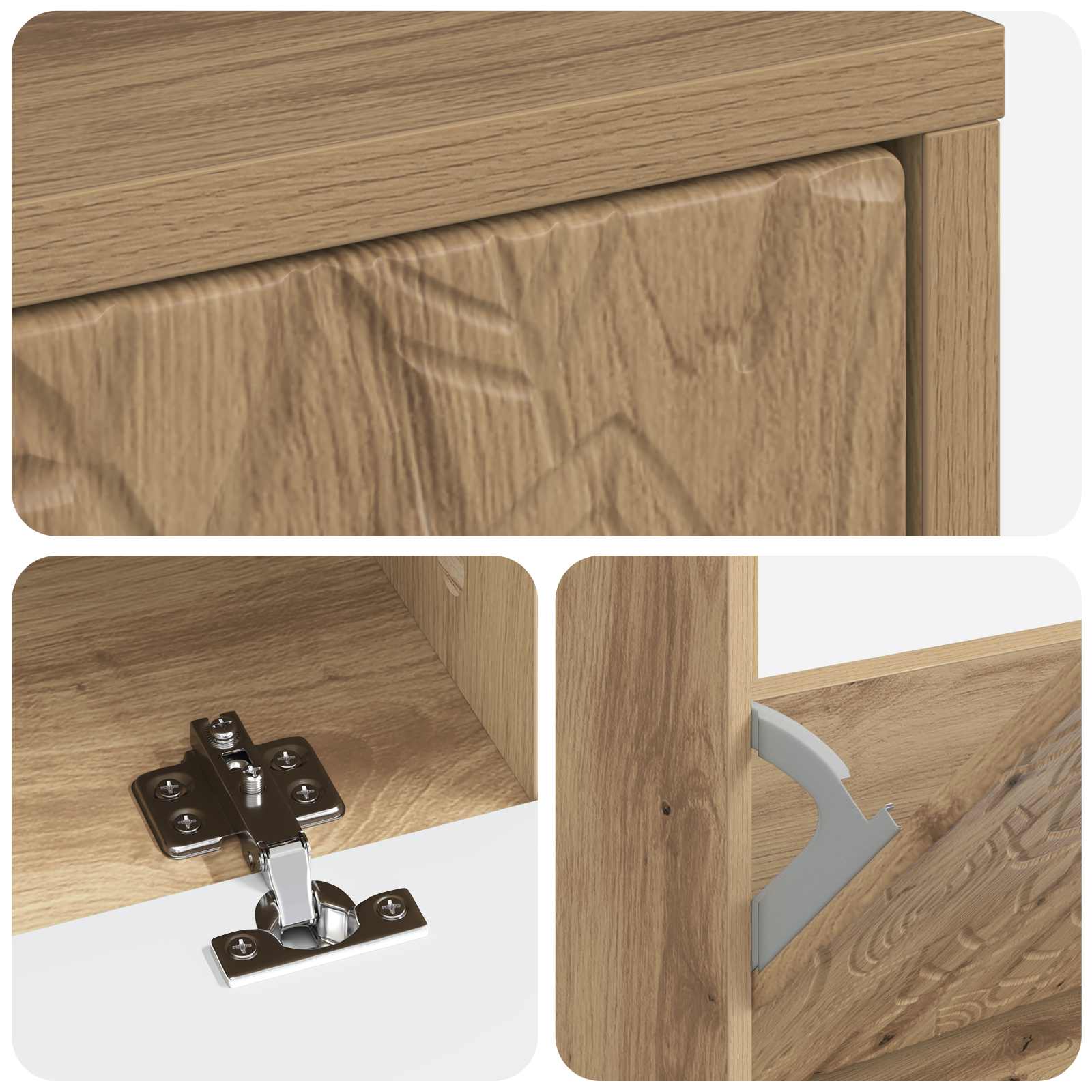 Ντουλάπα Παπουτσιών DELFT 78 x 24 x 103 εκ. Επεξεργασμένο Ξύλο - Pakobazaar
